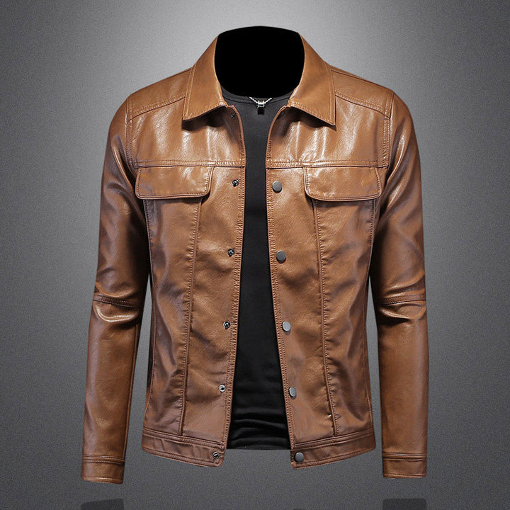 Chaqueta de motociclista con cremallera y corte entallado | Estilo informal para el uso diario