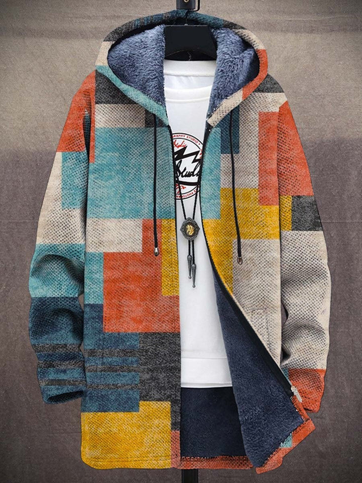 Dalila – Luxuriöse, kunstinspirierte Strickjacke