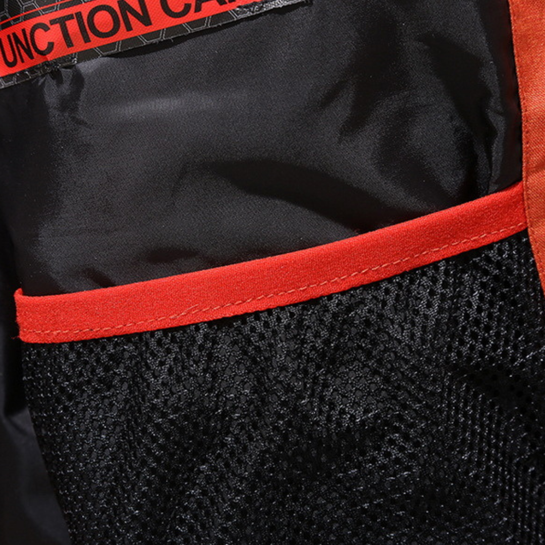Parka à capuche pour homme, à fermetures éclair multiples