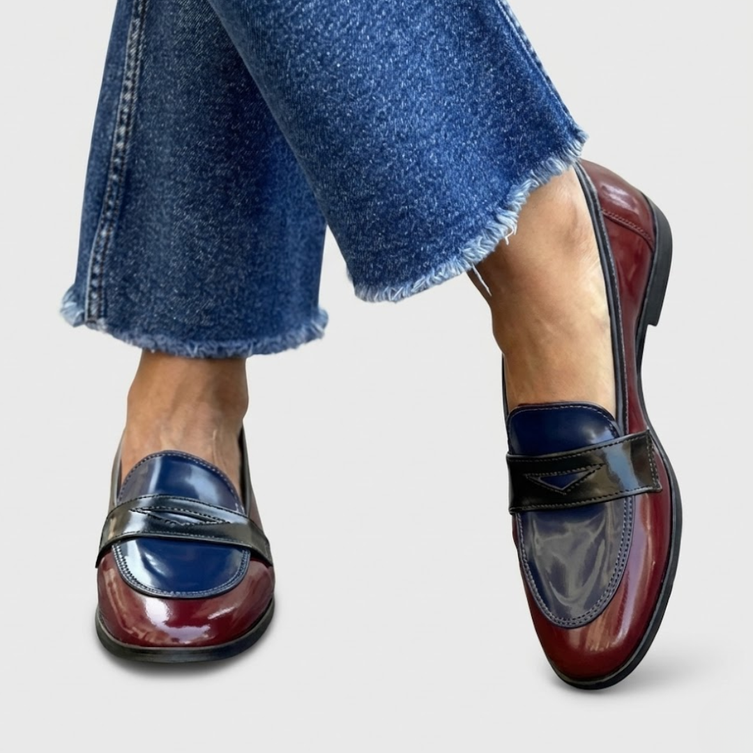 Claudia™ | Contrasting Moccasins