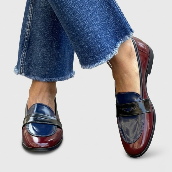 Claudia™ | Contrasting Moccasins