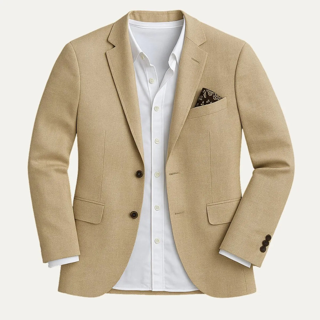 Blazer leve para homem | Corte regular e estilo de verão