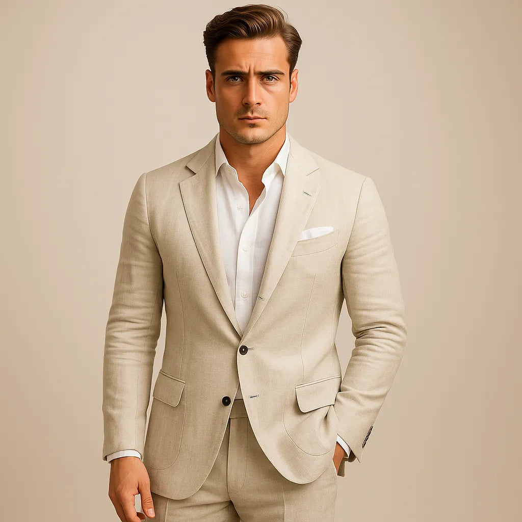 Blazer moderno de linho | Corte de alfaiataria e conforto de verão