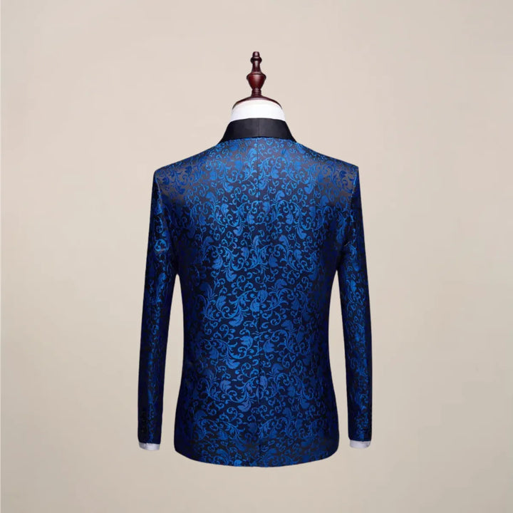Geborduurde smokingblazer | Sjaalkraag en ceremoniële stijl