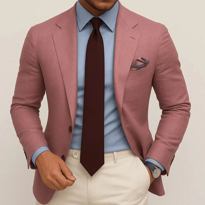Blazer de corte justo para homem | Silhueta estruturada e estilo formal