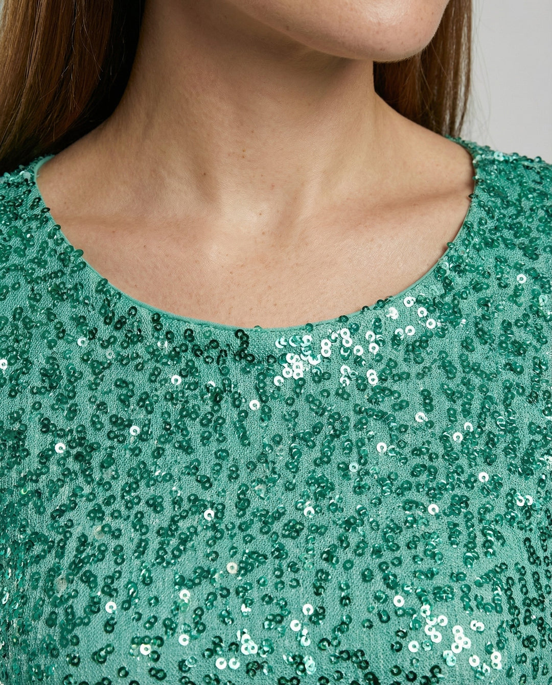 Backless Sequin Long Sleeve Mini Dress