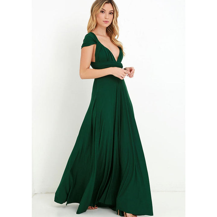 Halter Maxi Dress With Open Back