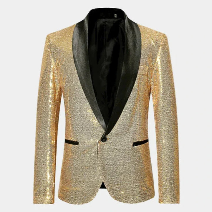 Blazer da smoking con finitura glitterata | Eleganza da sera