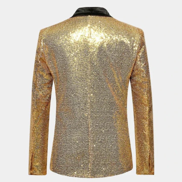 Blazer da smoking con finitura glitterata | Eleganza da sera