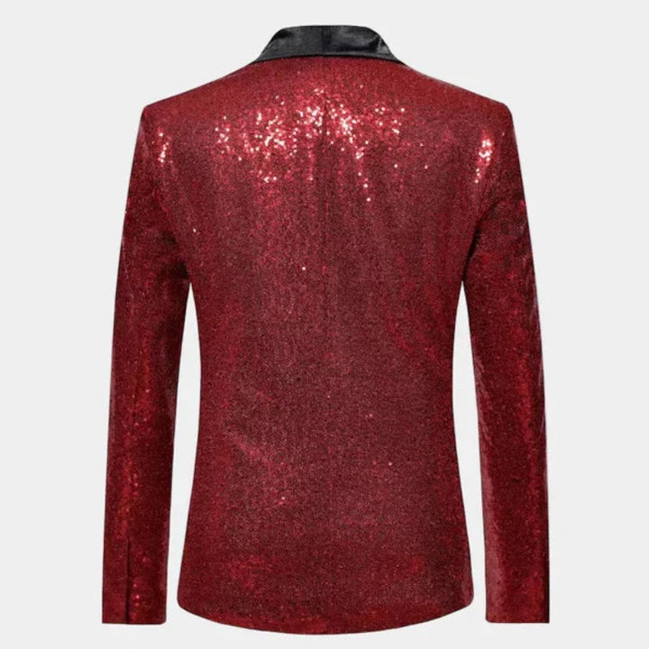 Blazer da smoking con finitura glitterata | Eleganza da sera