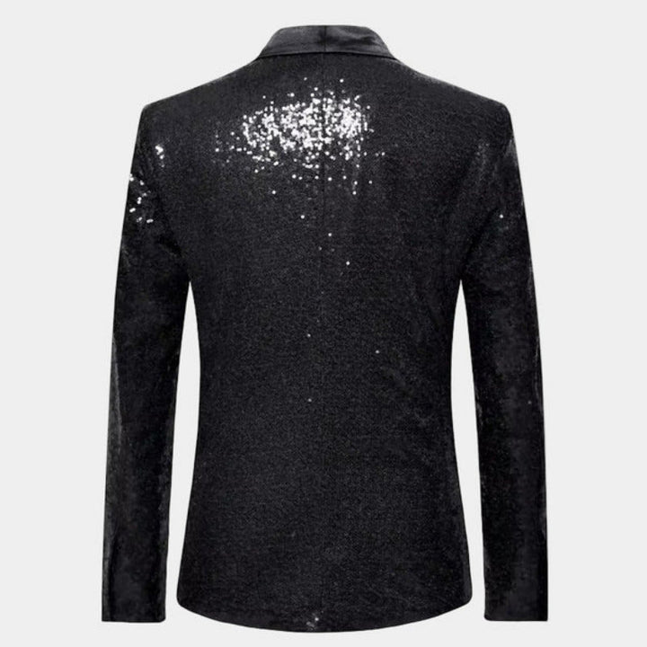 Blazer da smoking con finitura glitterata | Eleganza da sera