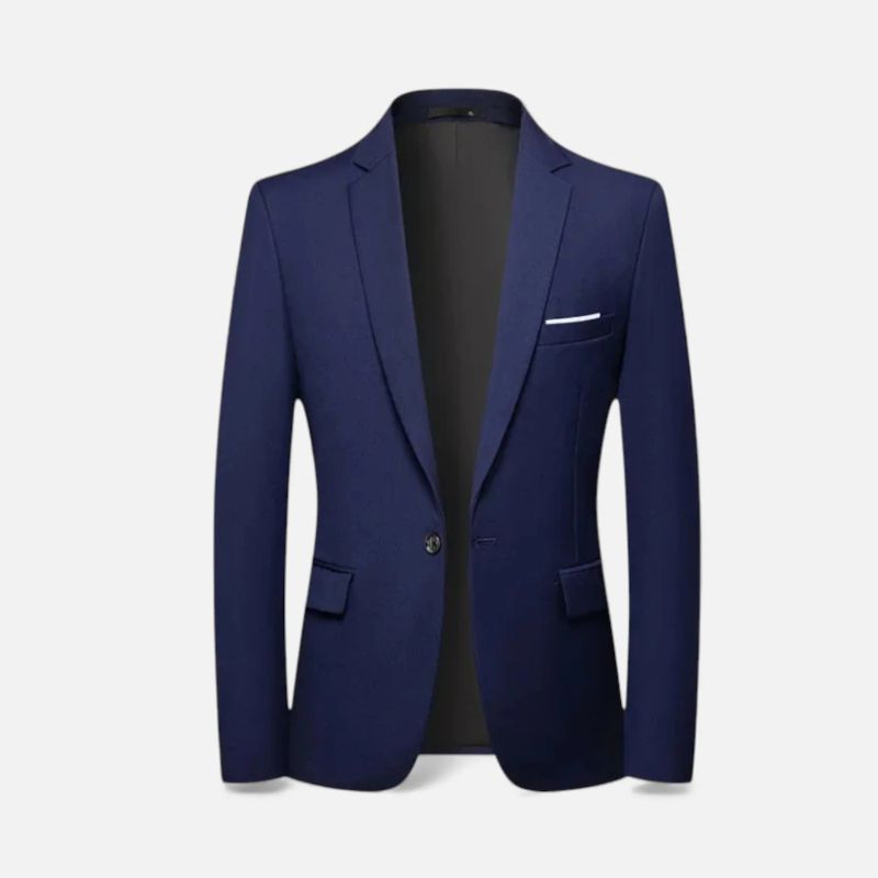 Strukturierter Blazer mit Revers und Taschen | Eleganter Stil