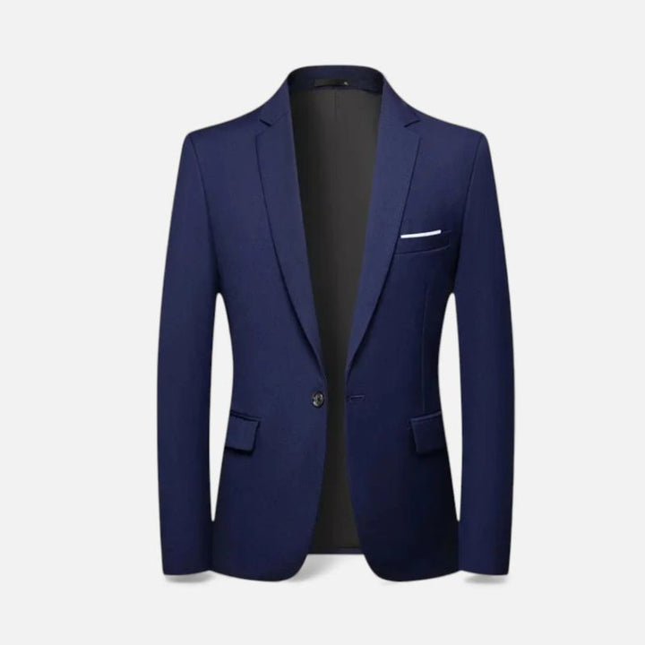 Strukturierter Blazer mit Revers und Taschen | Eleganter Stil