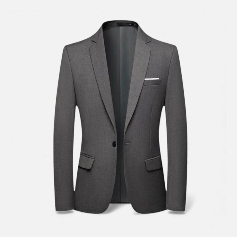 Strukturierter Blazer mit Revers und Taschen | Eleganter Stil