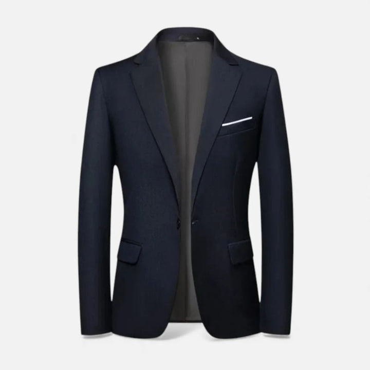 Strukturierter Blazer mit Revers und Taschen | Eleganter Stil
