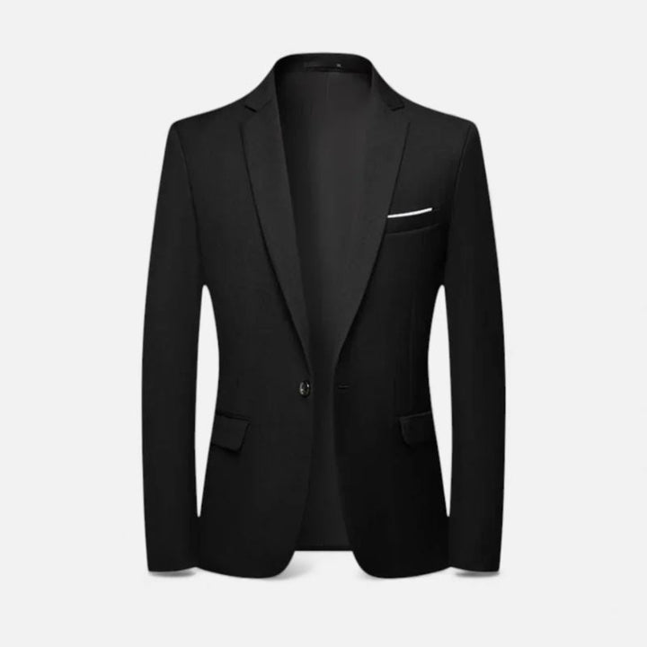Strukturierter Blazer mit Revers und Taschen | Eleganter Stil