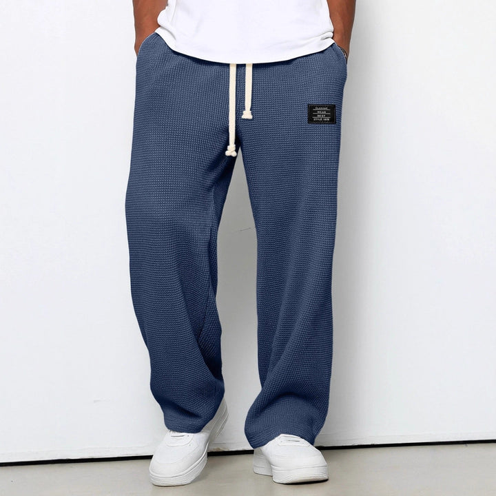 Lorenzo | Pantalones anchos con tejido de panal