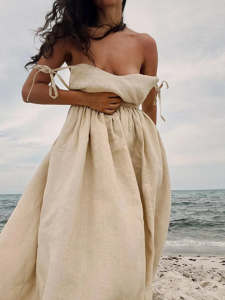 Long cotton summer dress
