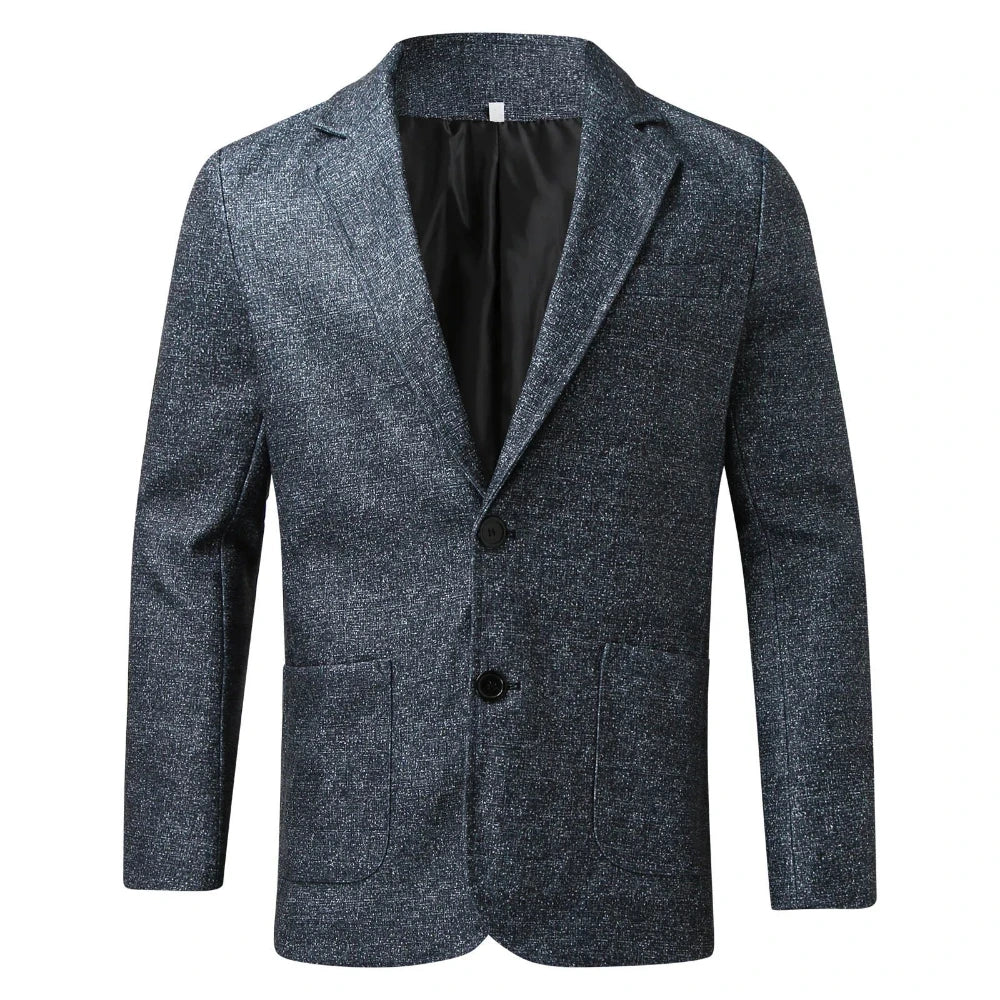 Leichter Blazer mit zwei Knöpfen und Tasche | Vielseitiger Stil