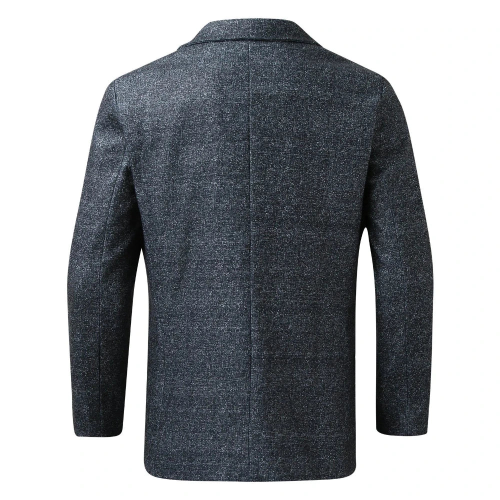 Leichter Blazer mit zwei Knöpfen und Tasche | Vielseitiger Stil