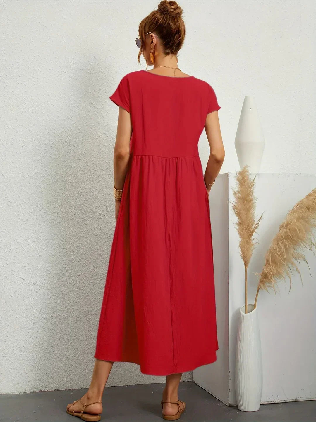 Gabrielle™ — Robe midi fluide à l&