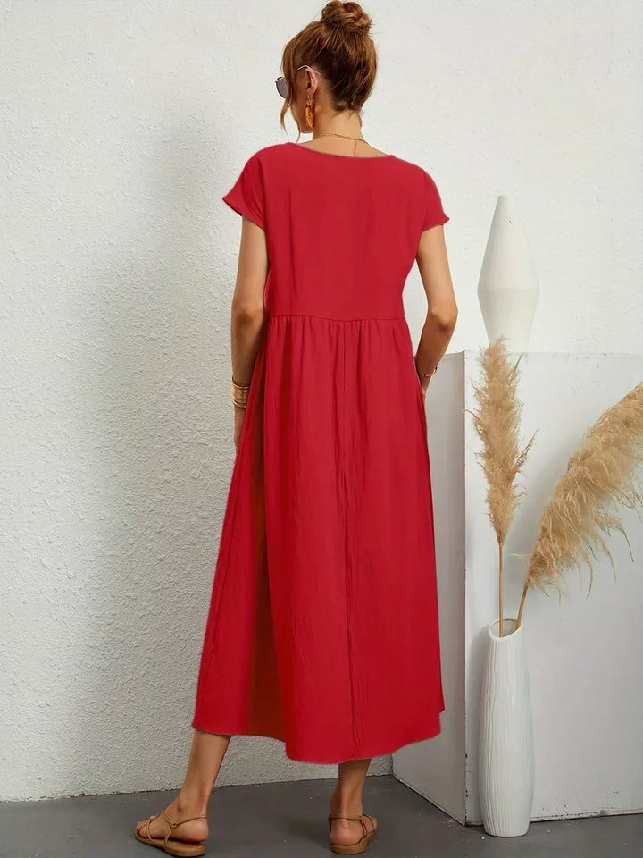 Gabrielle™ — Robe midi fluide à l&