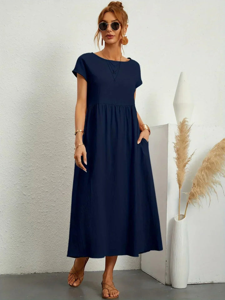 Gabrielle™ — Robe midi fluide à l&