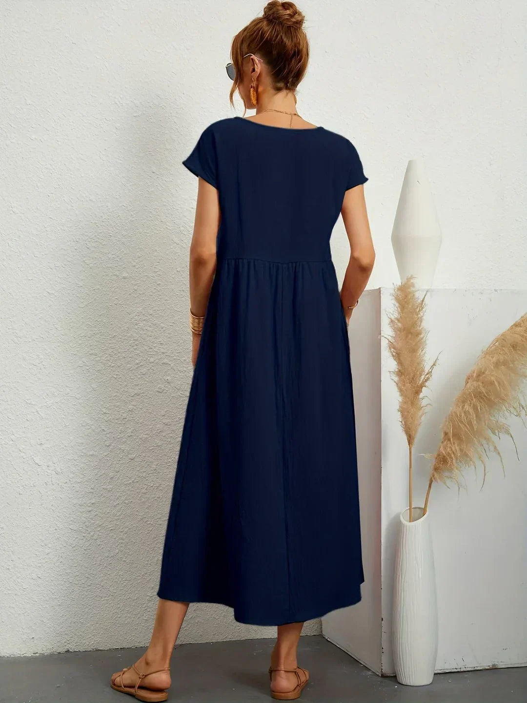 Gabrielle™ — Robe midi fluide à l&