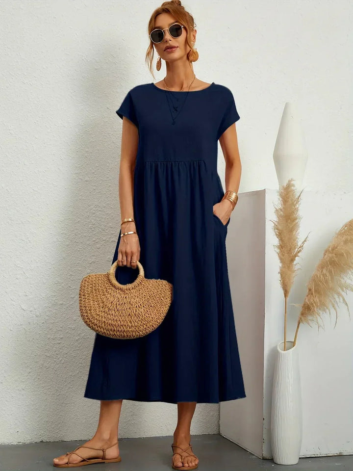 Gabrielle™ — Robe midi fluide à l&