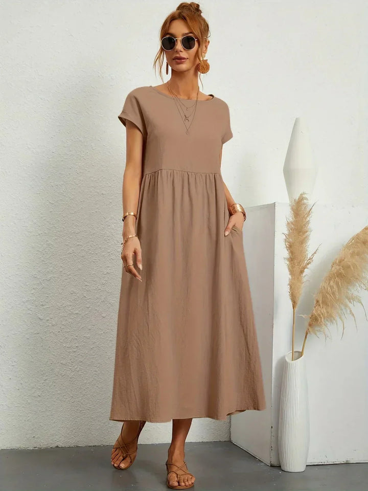 Gabrielle™ — Robe midi fluide à l&