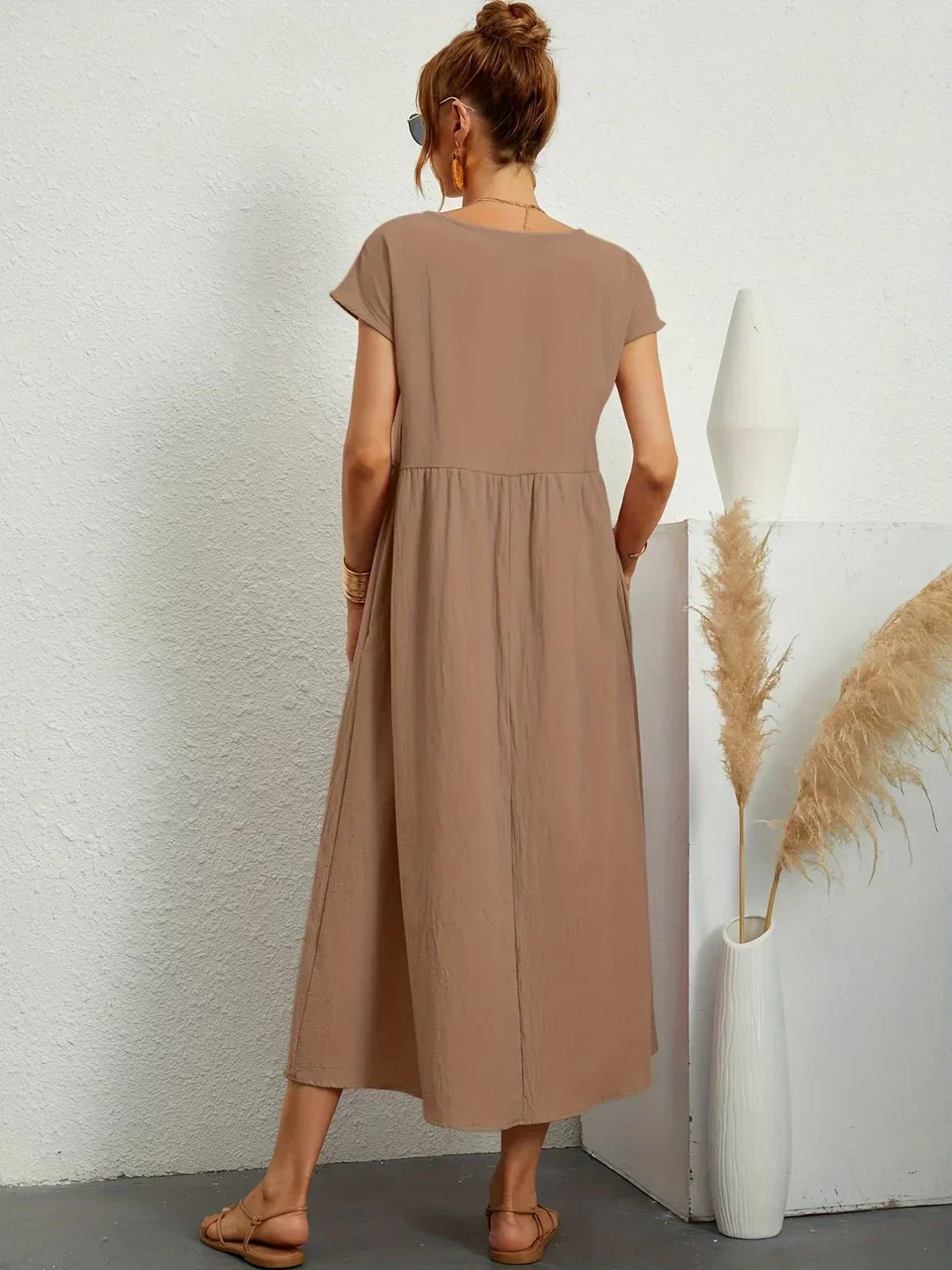 Gabrielle™ — Robe midi fluide à l&