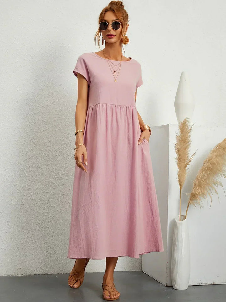 Gabrielle™ — Robe midi fluide à l&
