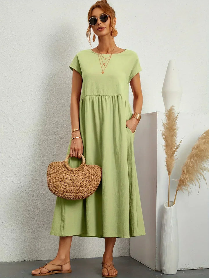 Gabrielle™ — Robe midi fluide à l&