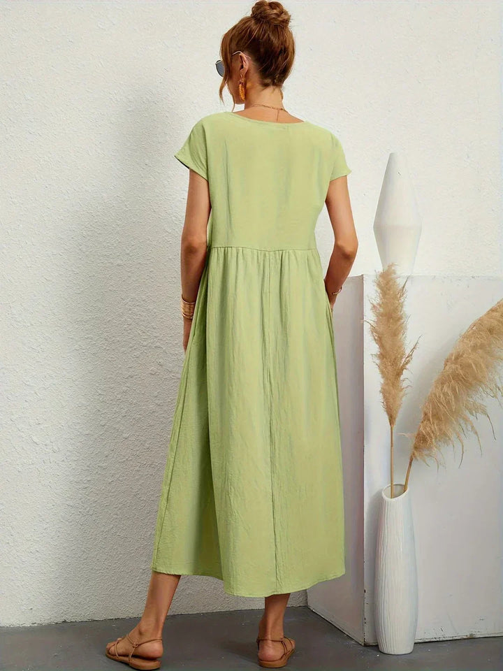 Gabrielle™ — Robe midi fluide à l&