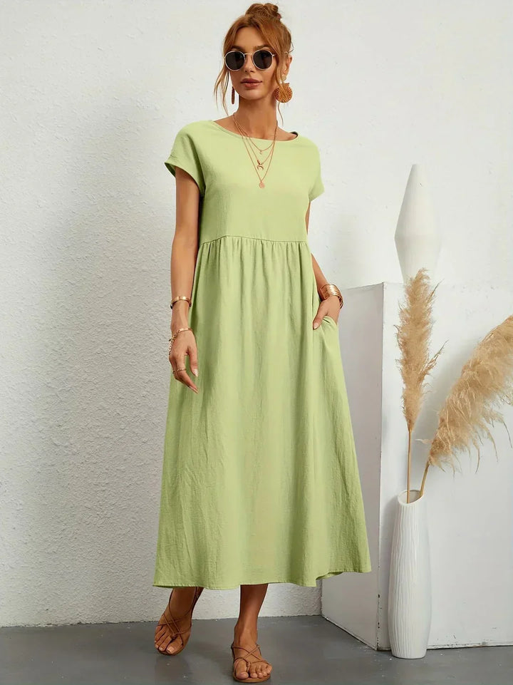 Gabrielle™ — Robe midi fluide à l&