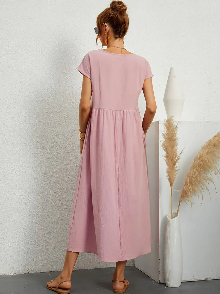 Gabrielle™ — Robe midi fluide à l&