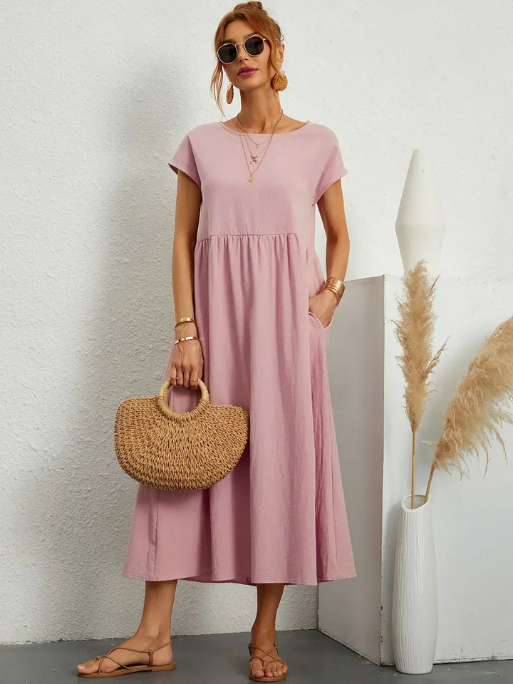 Gabrielle™ — Robe midi fluide à l&