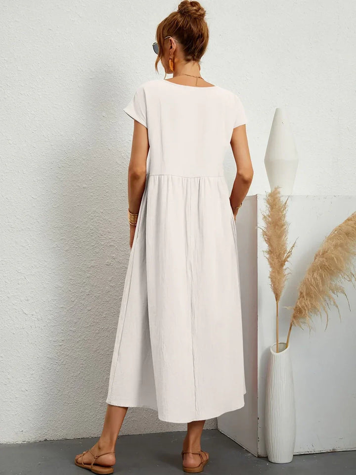 Gabrielle™ — Robe midi fluide à l&