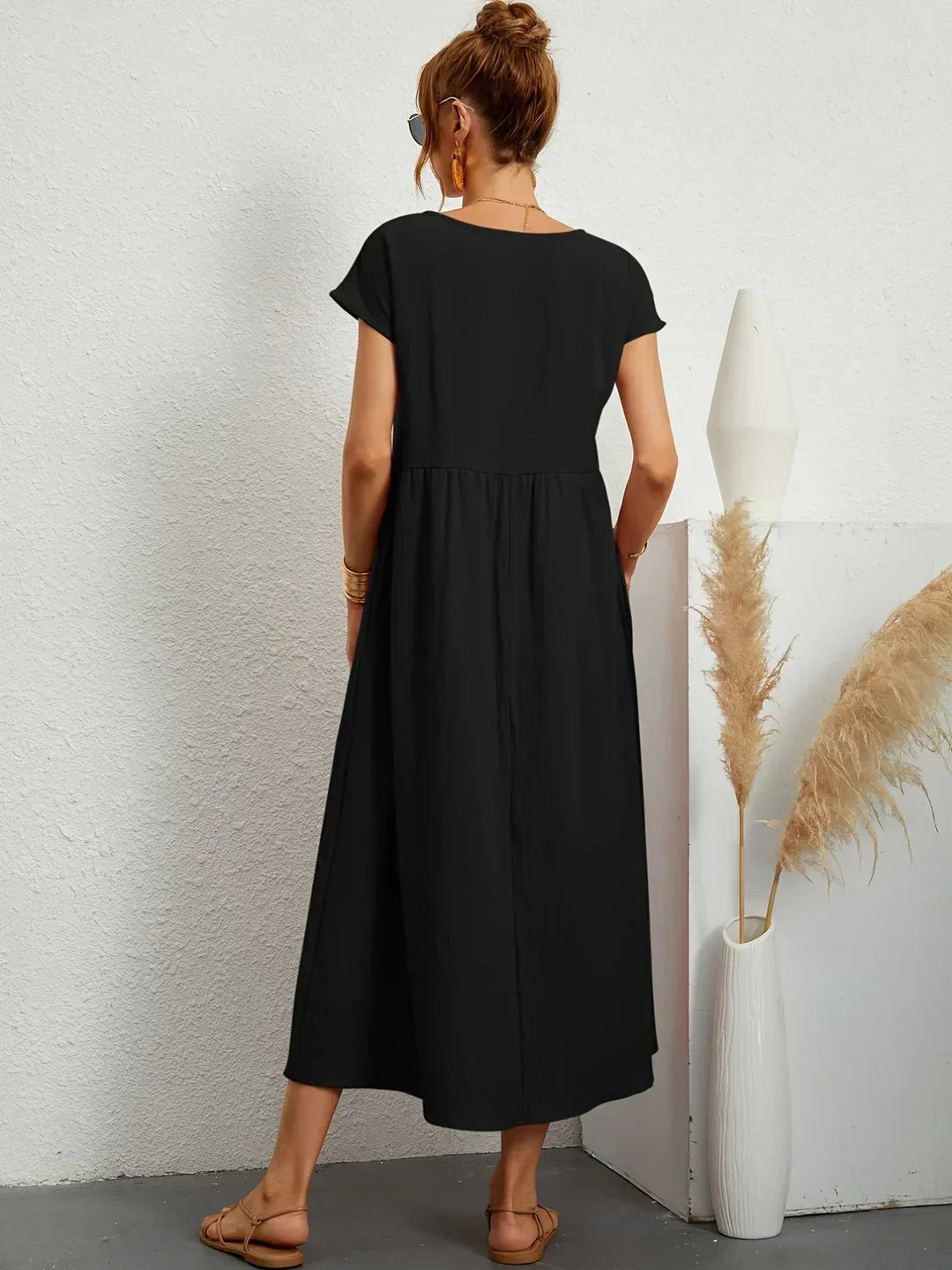 Gabrielle™ — Robe midi fluide à l&