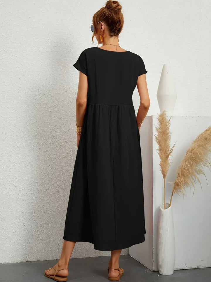 Gabrielle™ — Robe midi fluide à l&
