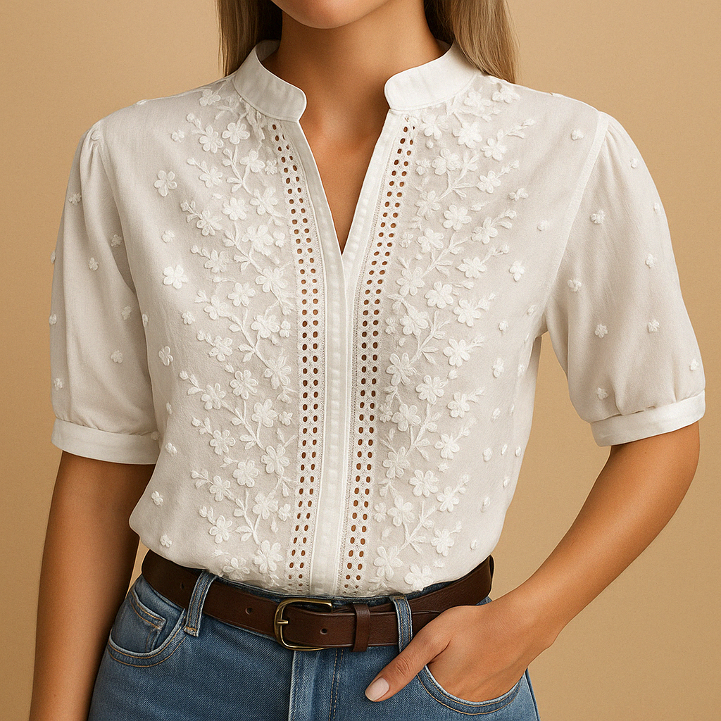 Elise | Camicetta bianca alla moda