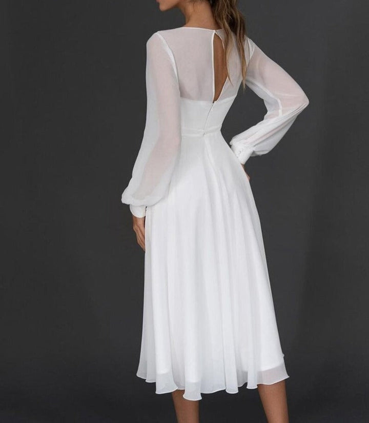 Elegant flutter dress