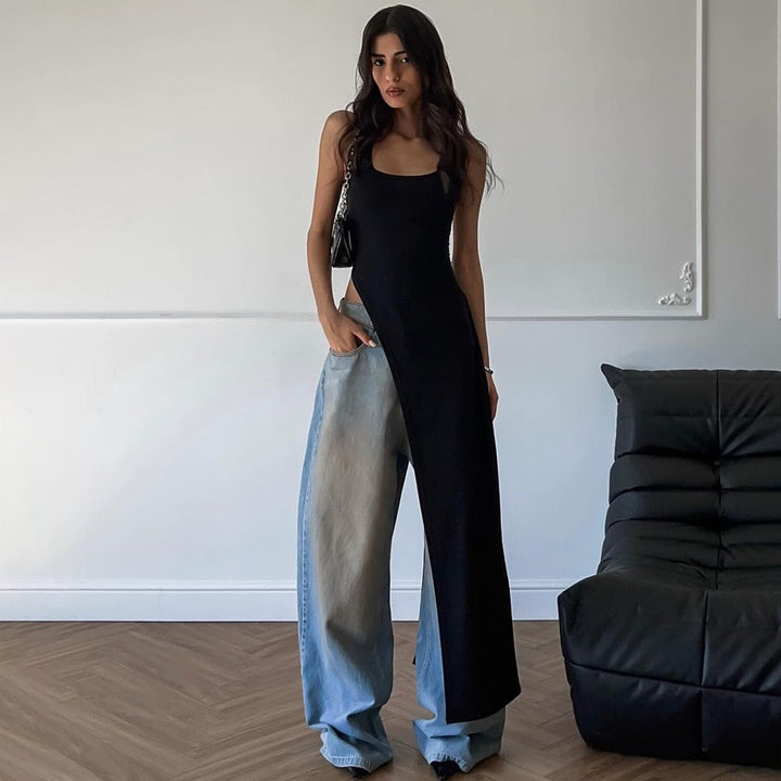 Asymmetrical Maxi Dress