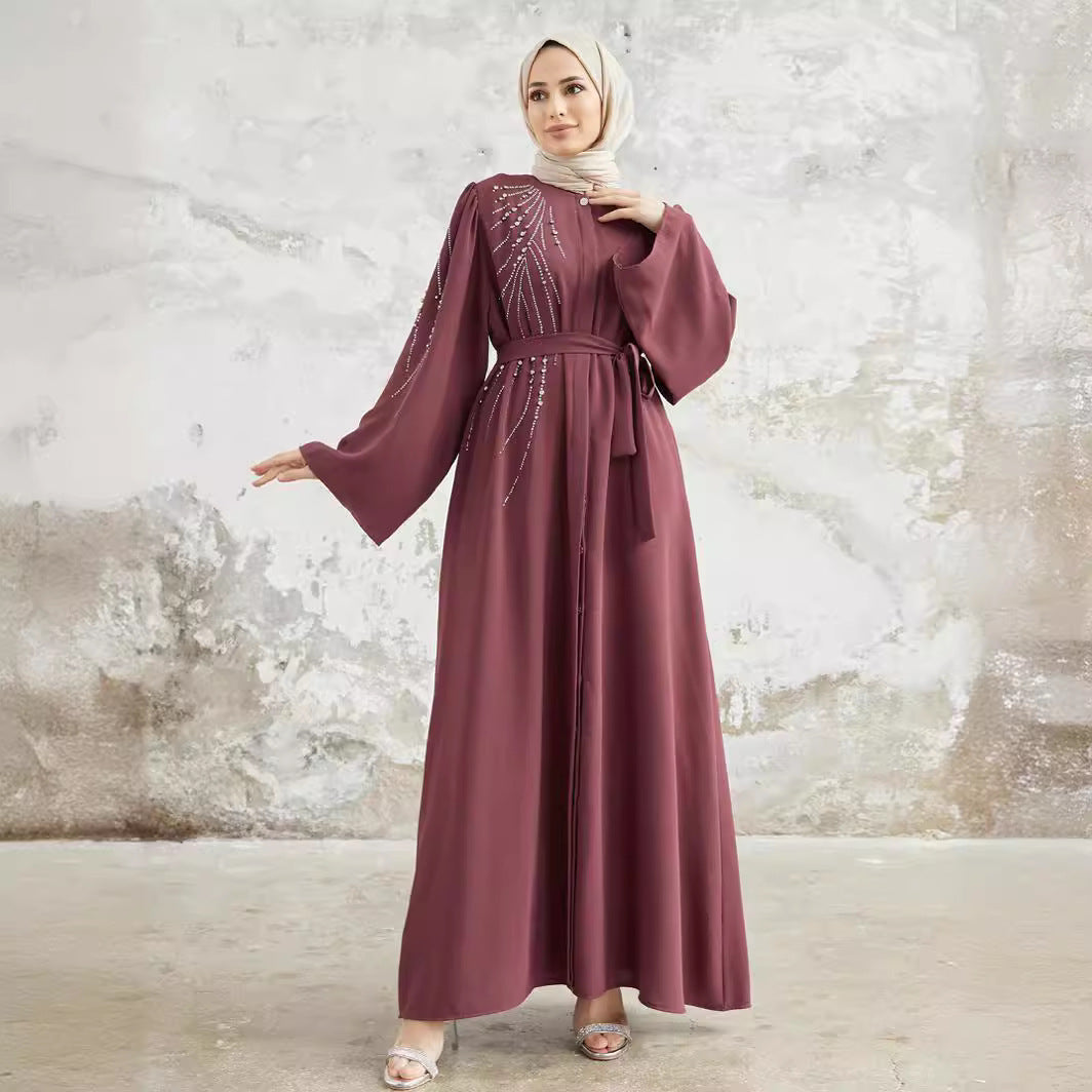 Maxi Dress with Sparkling Appliqués