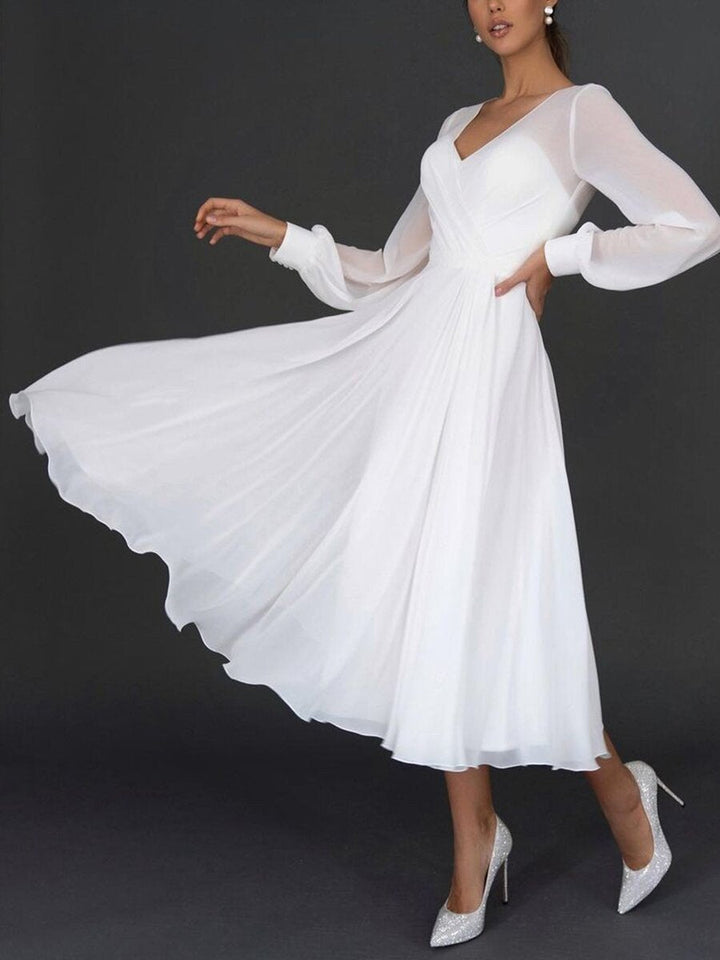 Elegant flutter dress