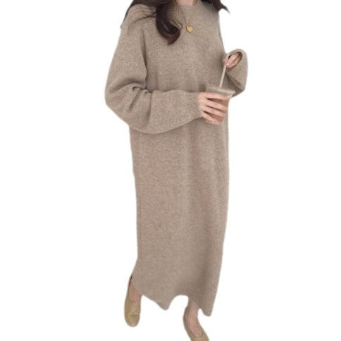 Long Sleeve Knit Maxi Dress