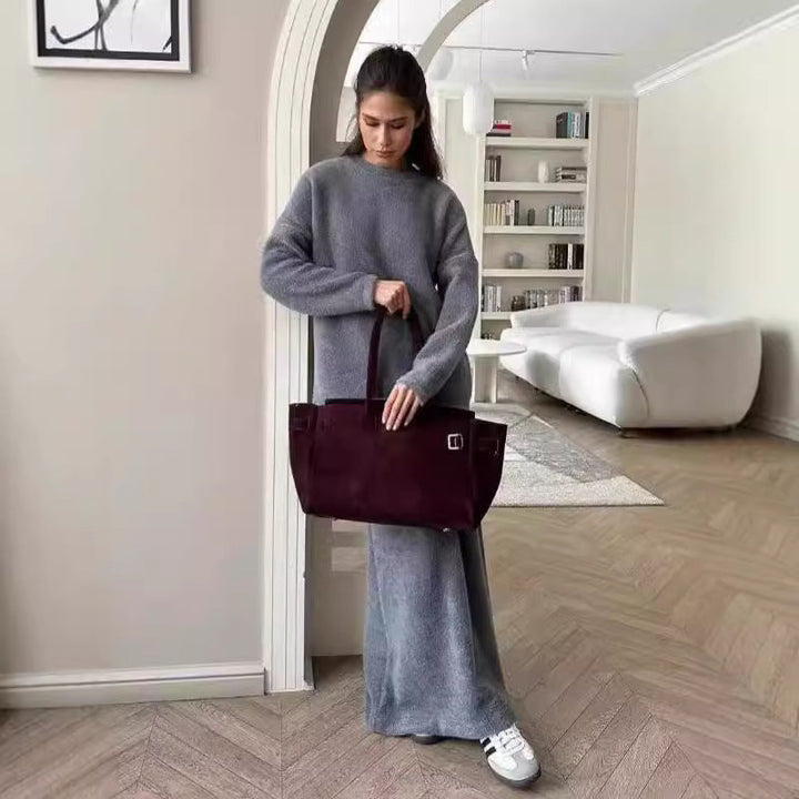 Long Sleeve Knit Maxi Dress