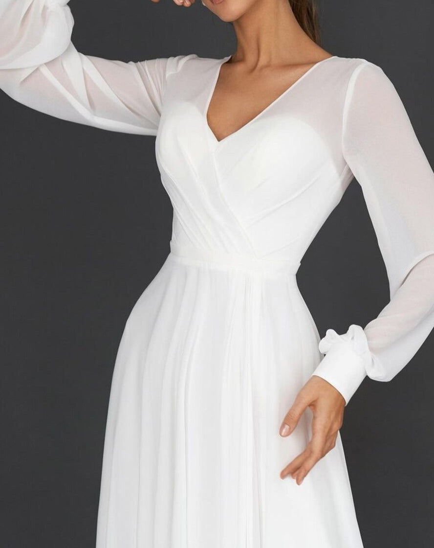 Elegant flutter dress