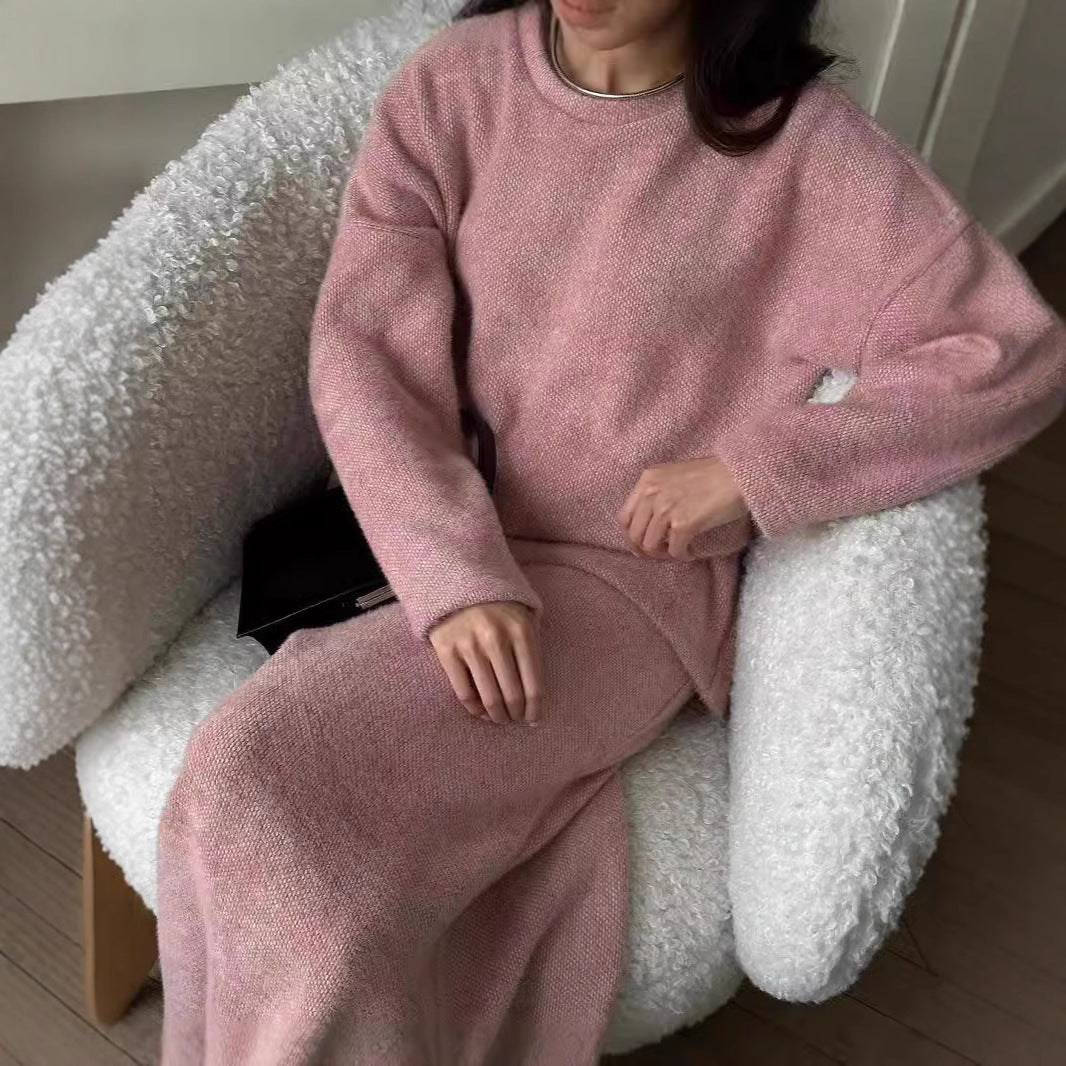 Long Sleeve Knit Maxi Dress