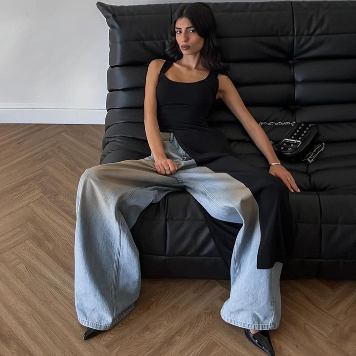 Asymmetrical Maxi Dress